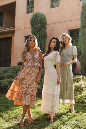 Francis Floral Midi Dress - FINAL SALE