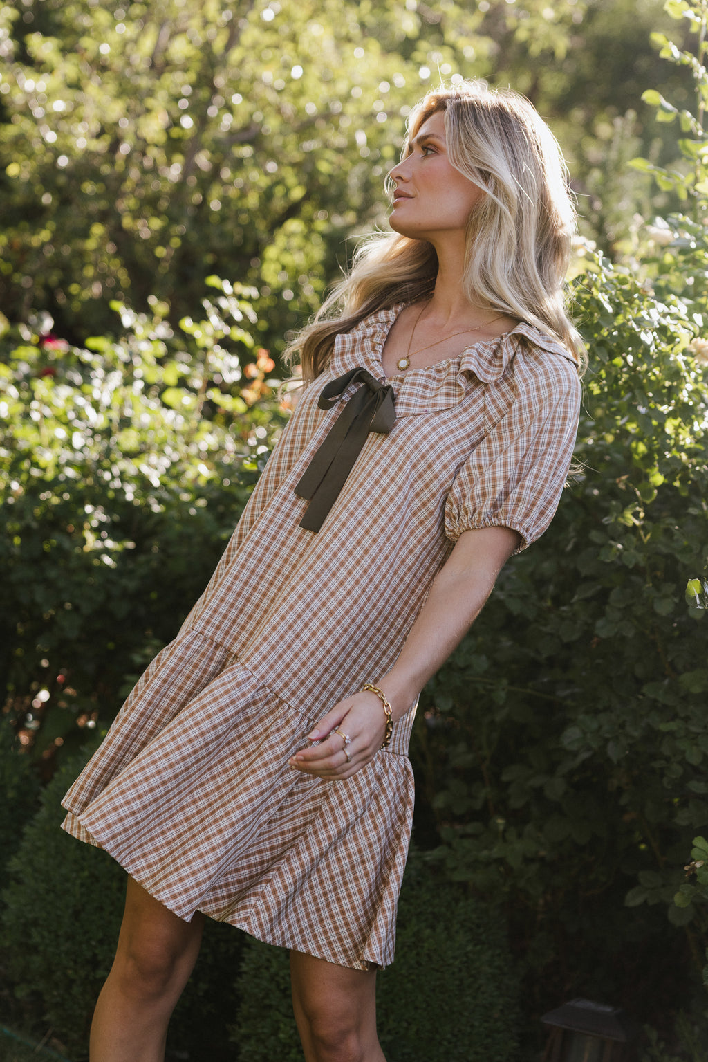 Noah Plaid Baby Doll Dress