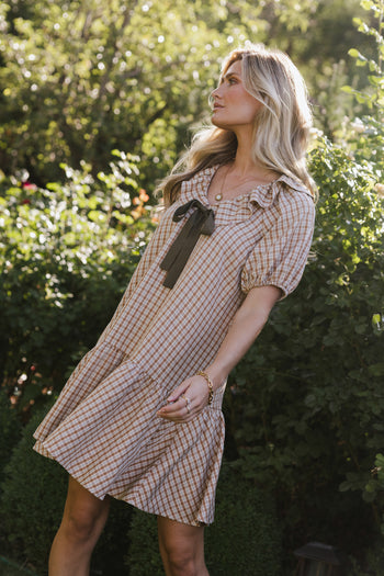 Noah Plaid Baby Doll Dress