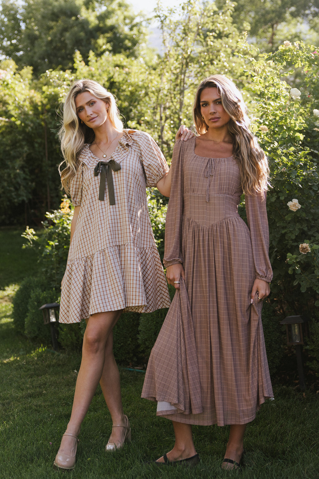 Noah Plaid Baby Doll Dress