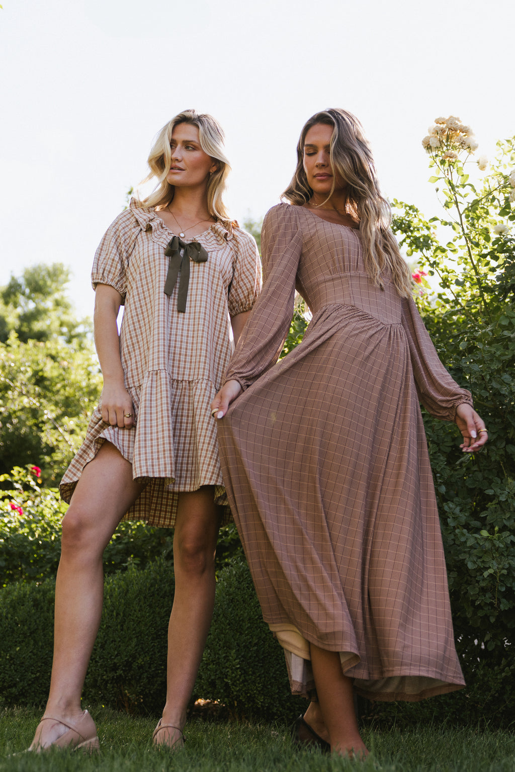 Noah Plaid Baby Doll Dress