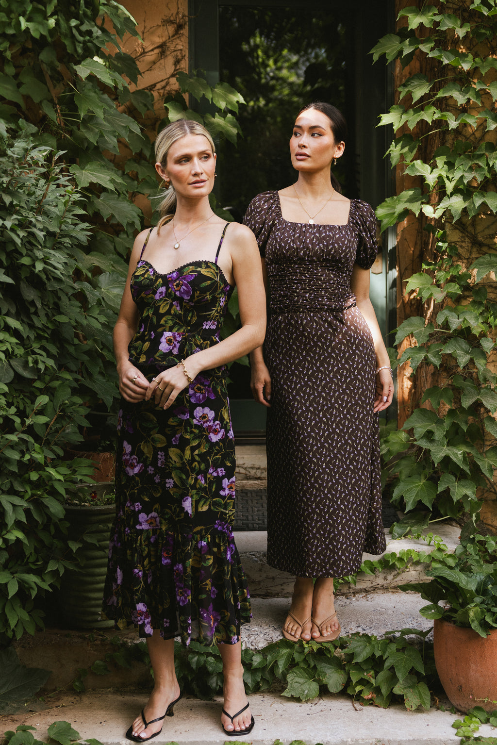 Rory Floral Midi Dress