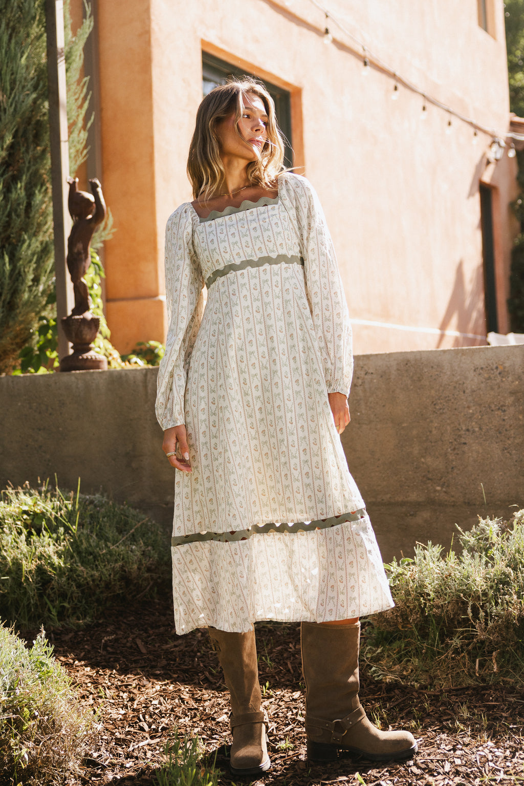 Mylo Bow Midi Dress - FINAL SALE Mylo Bow Midi Dress - FINAL SALE