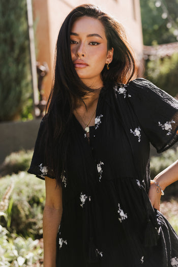 embroidered maxi dress