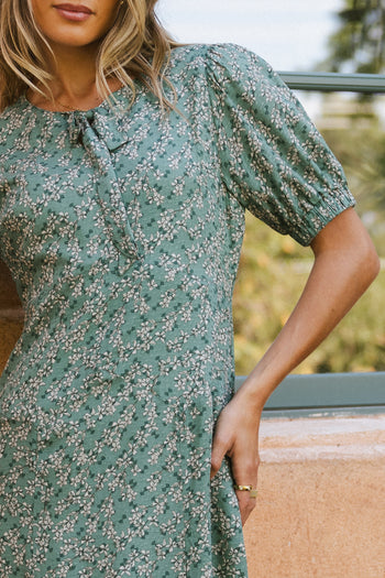 Kelsey Floral Midi Dess