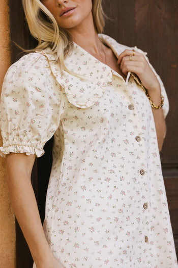 FLORAL BABYDOLL DRESS
