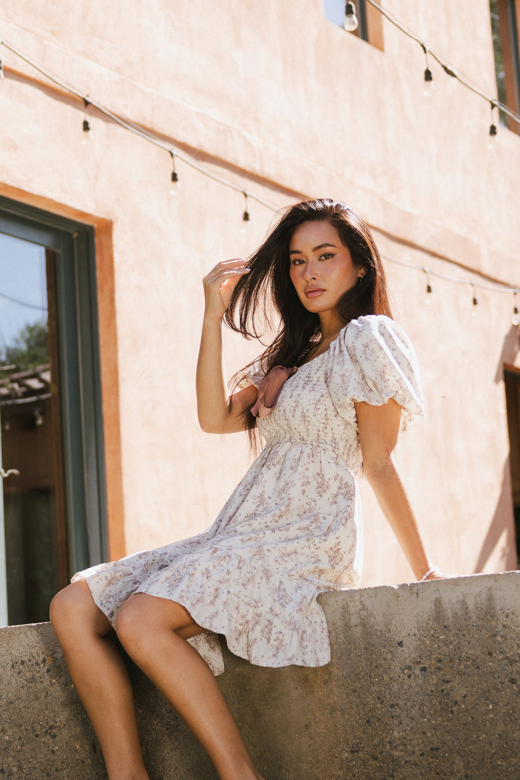 Ari Smocked Mini Dress - FINAL SALE