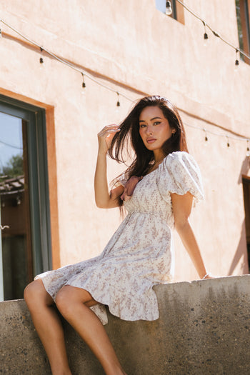 Ari Smocked Mini Dress - FINAL SALE