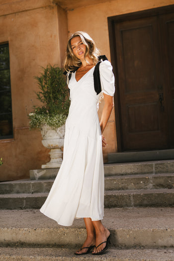  Drop Waist skirt on maxi dress 