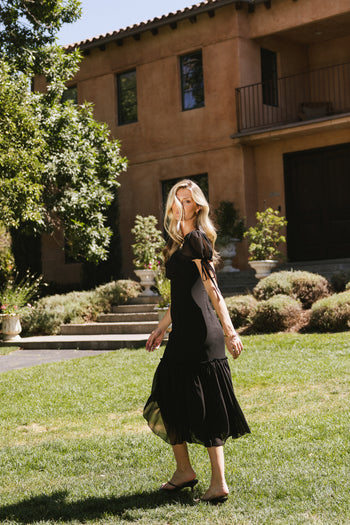 Dallas Sheer Midi Dress - FINAL SALE