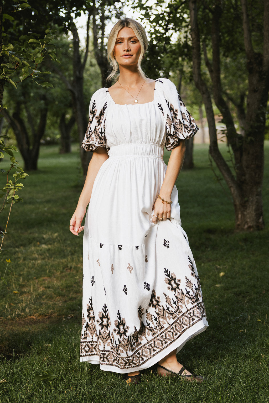 Alder Embroidered Maxi Dress - FINAL SALE Alder Embroidered Maxi Dress - FINAL SALE