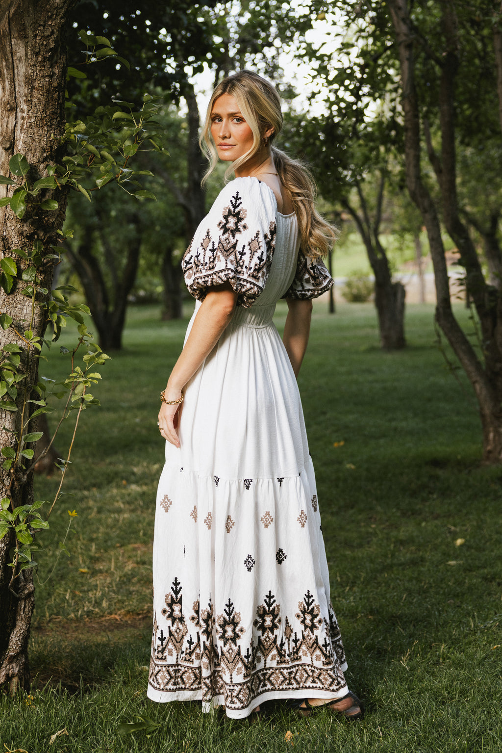 Alder Embroidered Maxi Dress