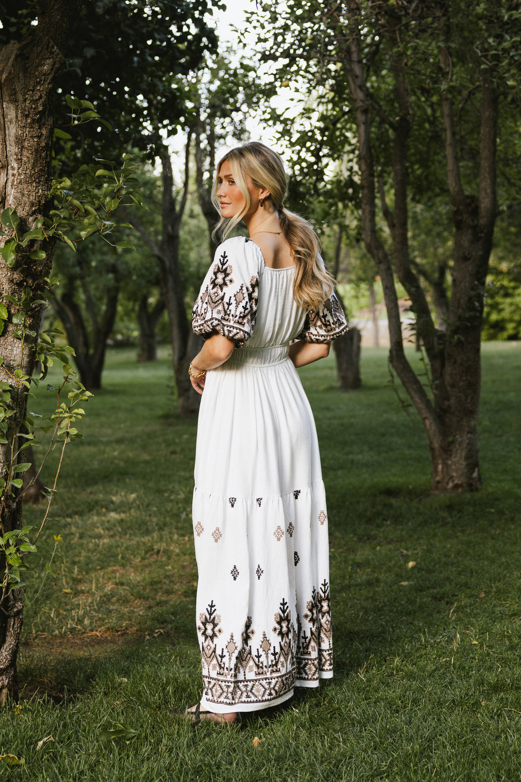 Alder Embroidered Maxi Dress