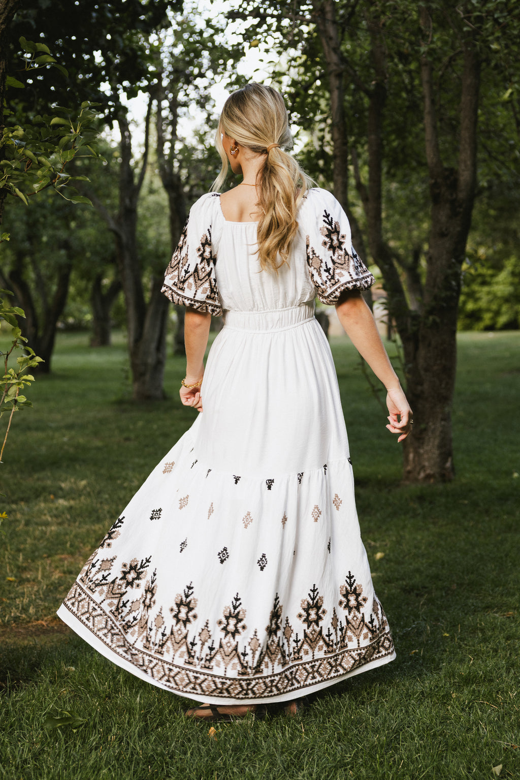 Alder Embroidered Maxi Dress