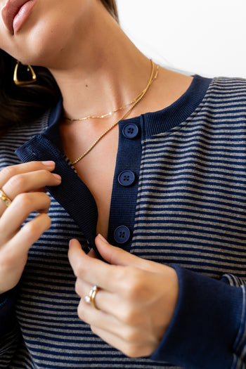 Front Button Closure
