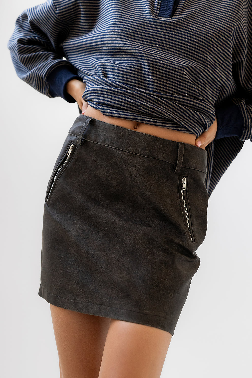 skirt with belt loops