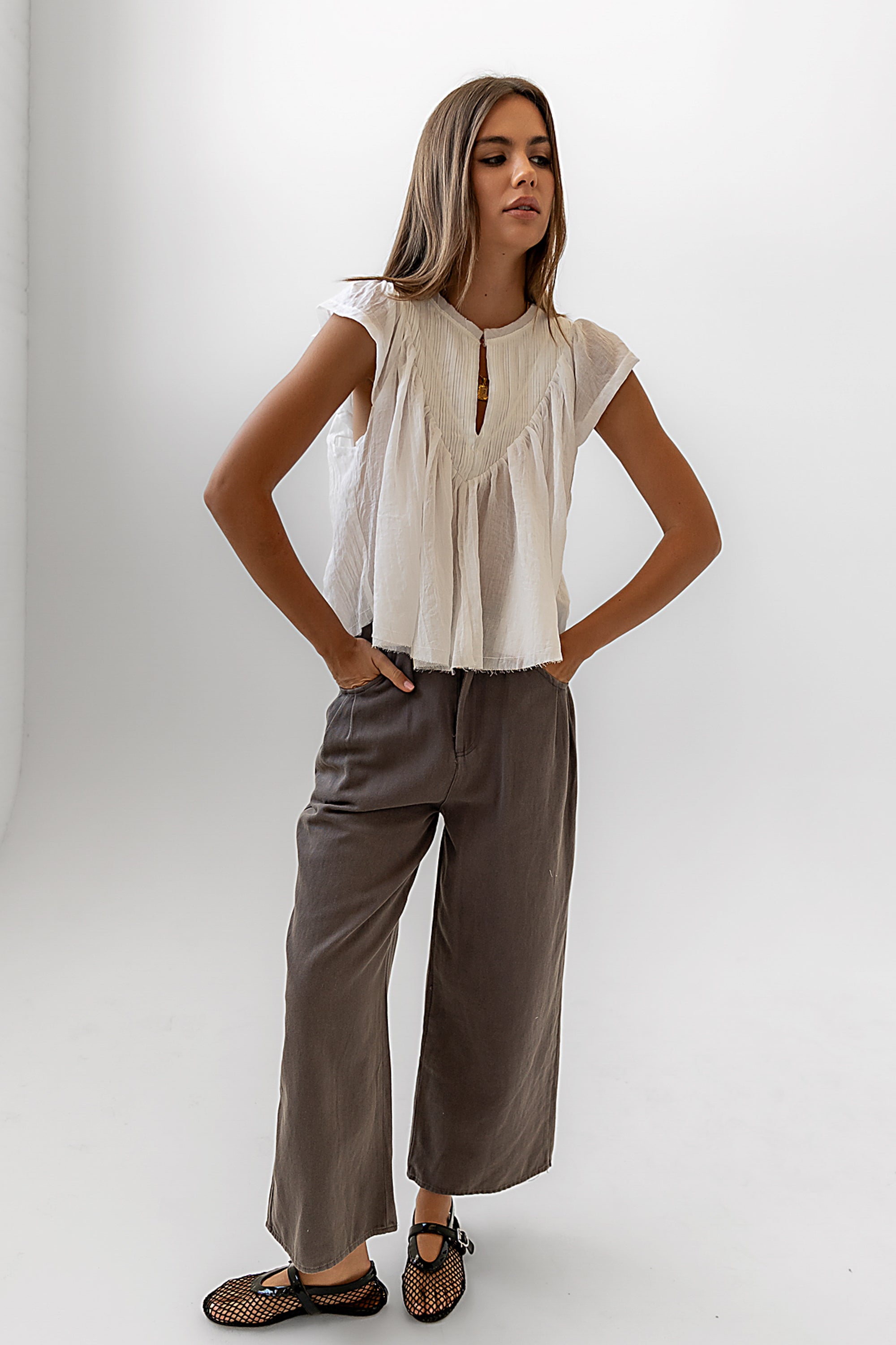Casey Cropped Wide Leg Pants In Grey FINAL SALE casey-cropped-wide-leg-pants-in-grey-final-sale