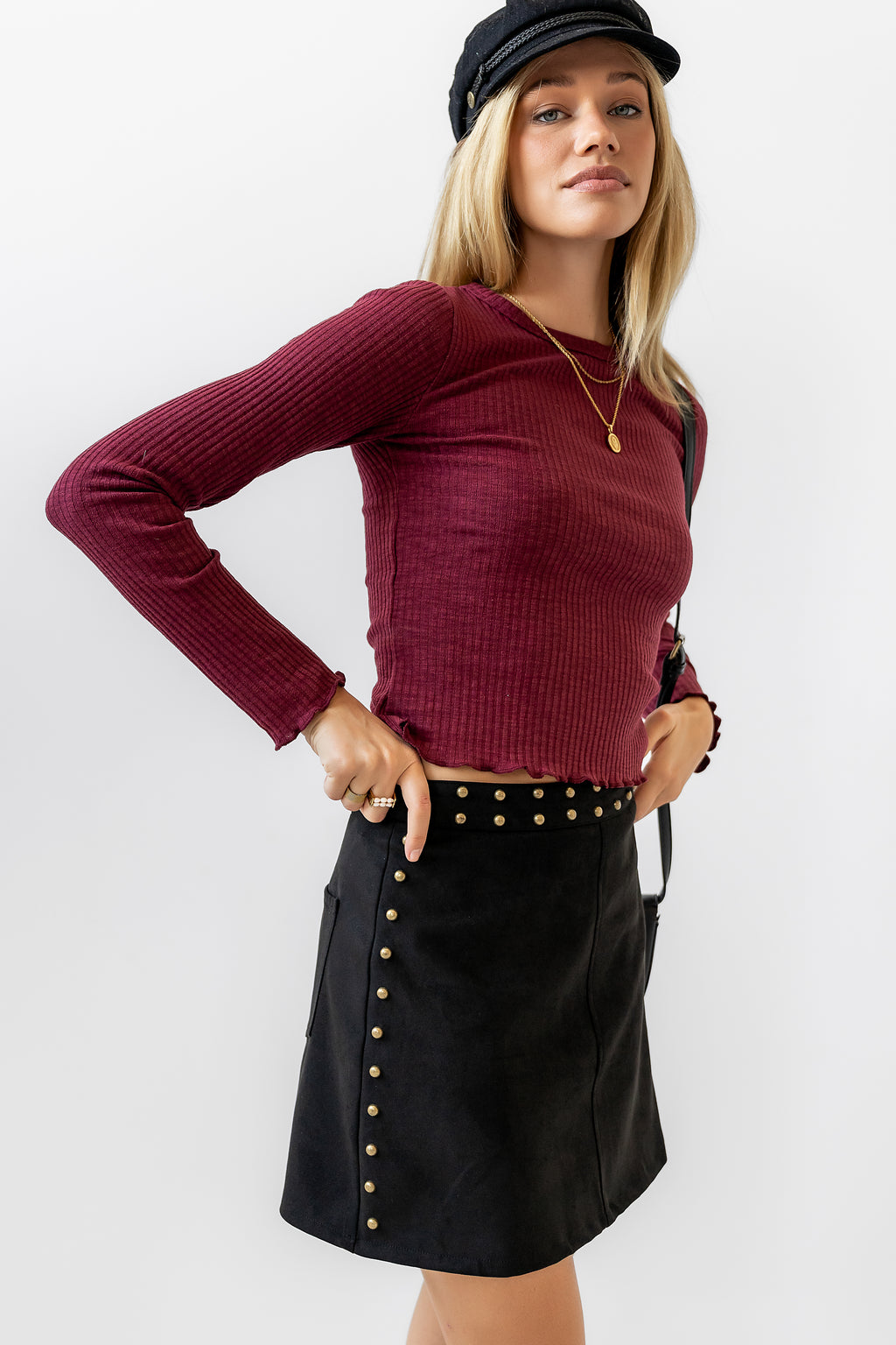 slightly cropped  top 