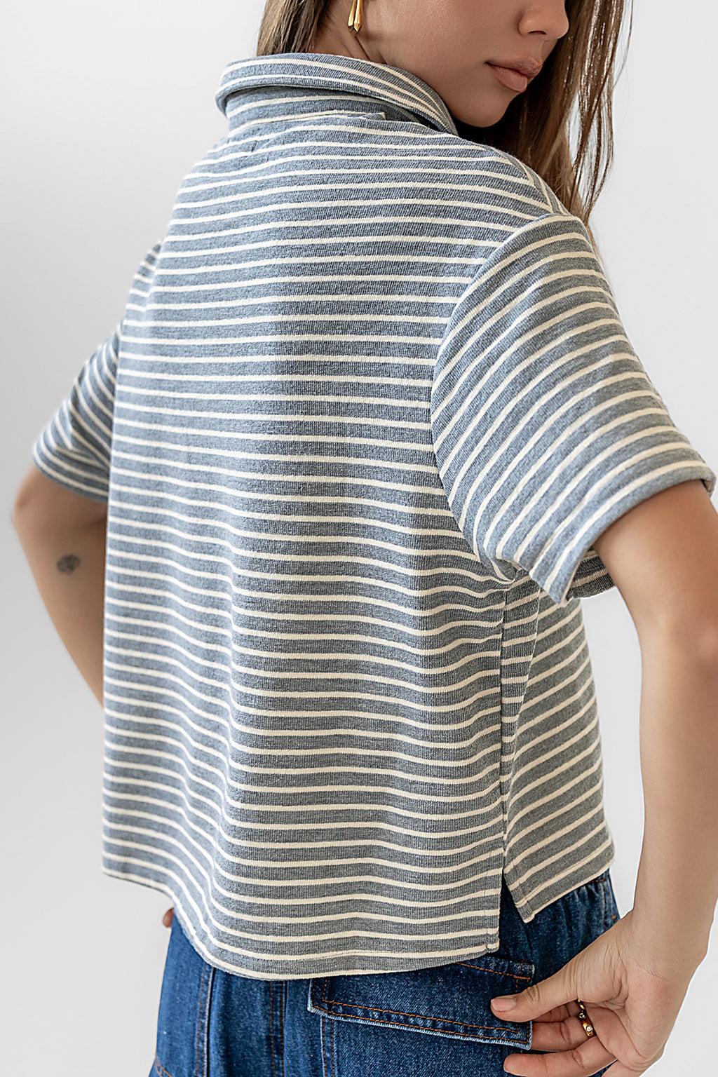 OVERSIZZED STRIPED SHIRT 