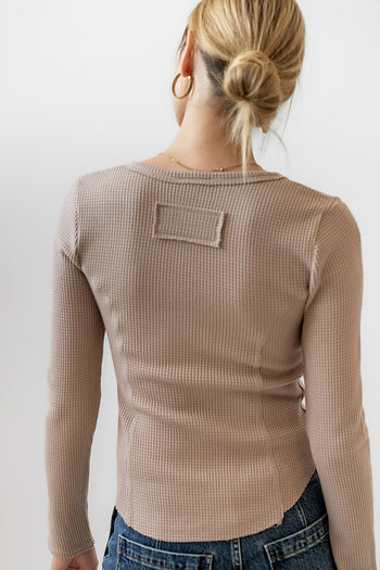 Knit Top in Mocha
