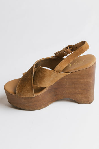 Ross Suede Wedge Sandal