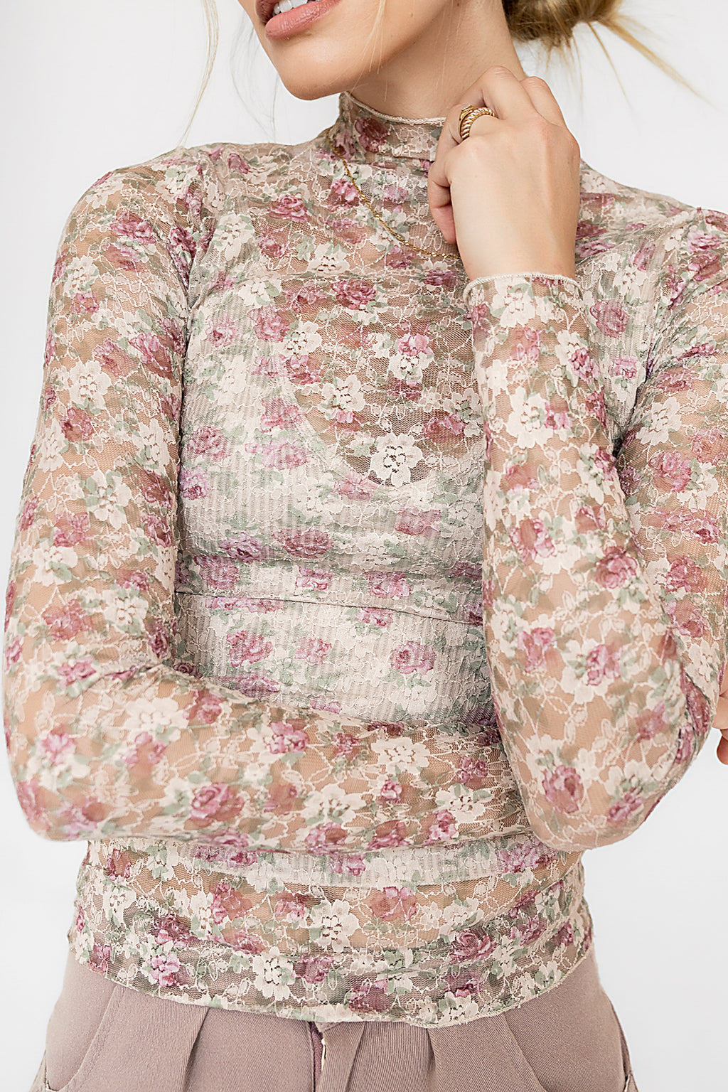 Mock Neckline