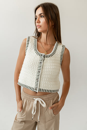 Knit Tank in Olive