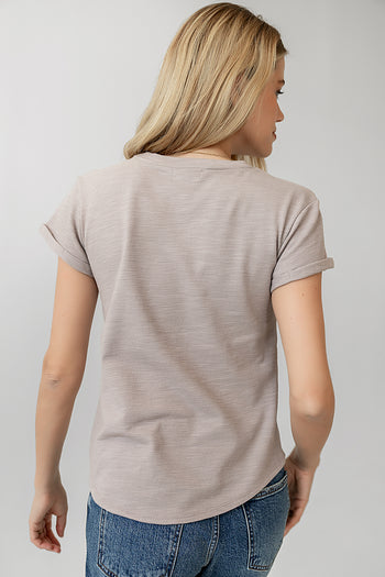 TAUPE TEE SHIRT 