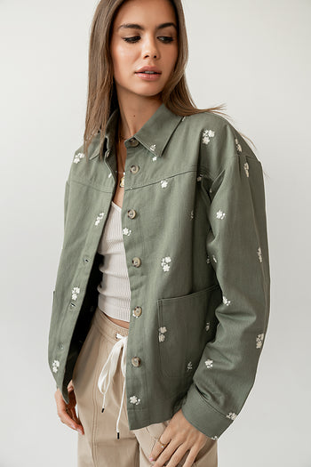 FLORAL PRINTED JACKET