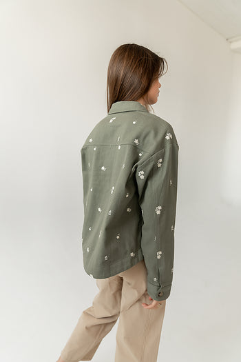 LONG SLEEVE GREEN JACKET