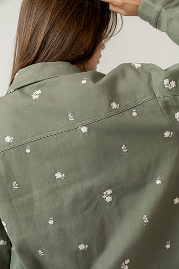 COLLARED OVERSIZED JACKET