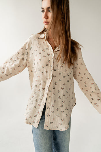 floral button up 