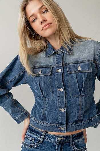 BUTTON UP DENIM JACKET
