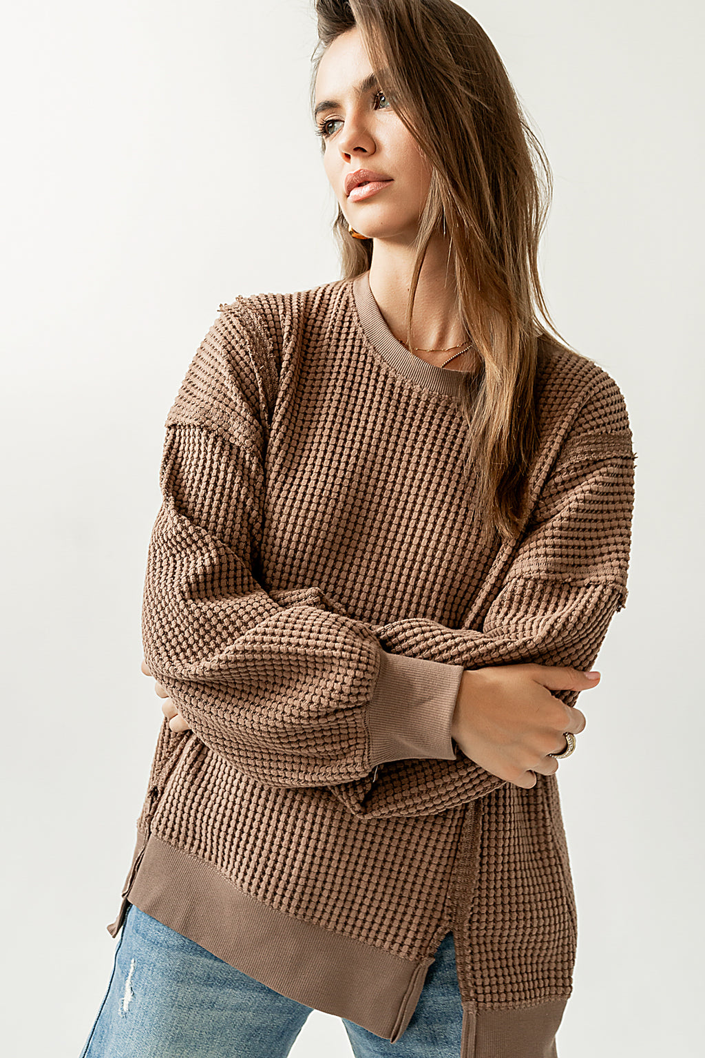 Waffle Knit Material