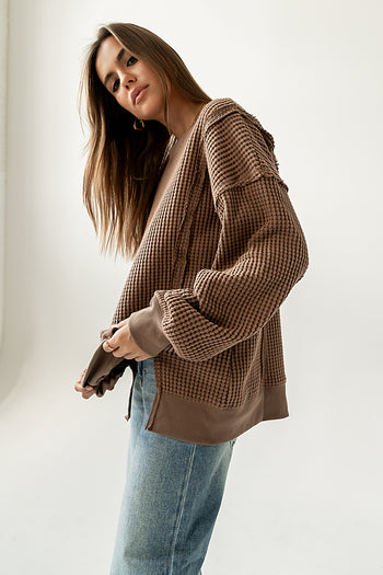 Stretch Waffle Knit Material