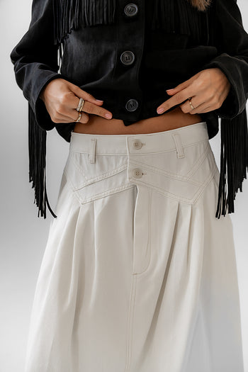 TEO BUTTON CLOSURE WITH ZIPPER