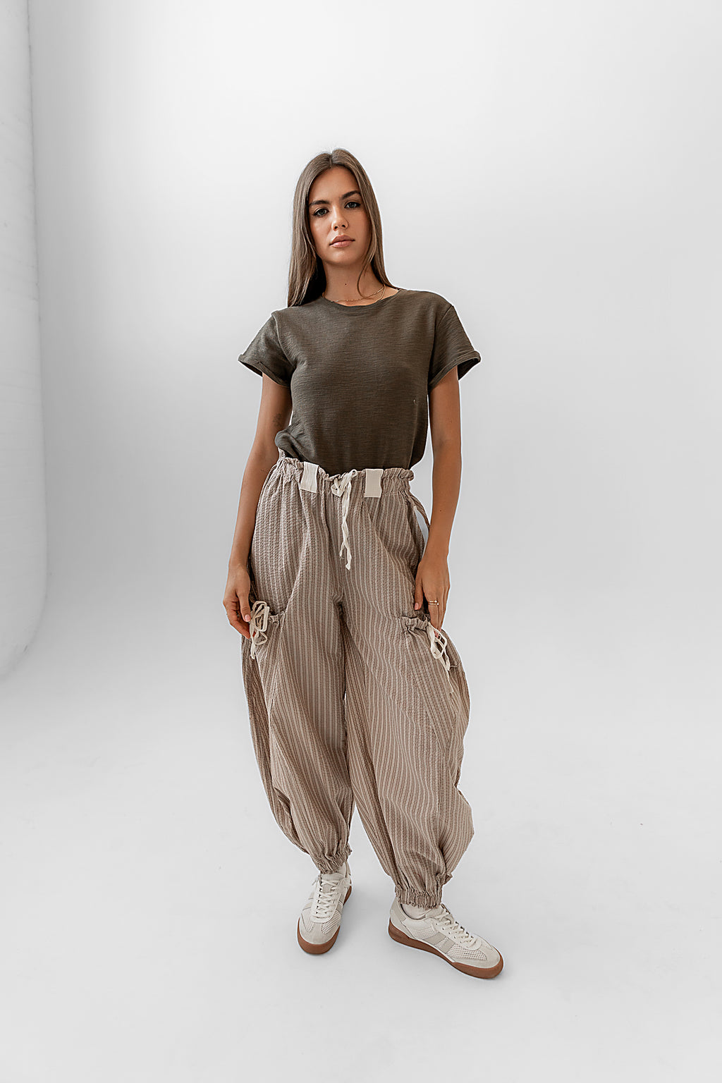  Striped Baggy Pants 