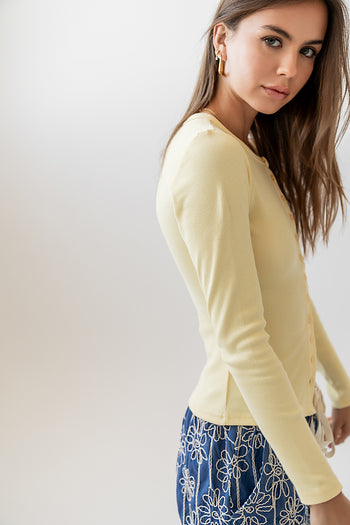 LONG SLEEVE YELLOW BASIC