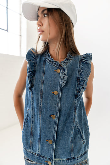 Front Button Closure