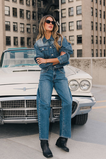 Noel Studded Baggy Jeans