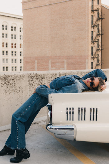 Noel Studded Baggy Jeans