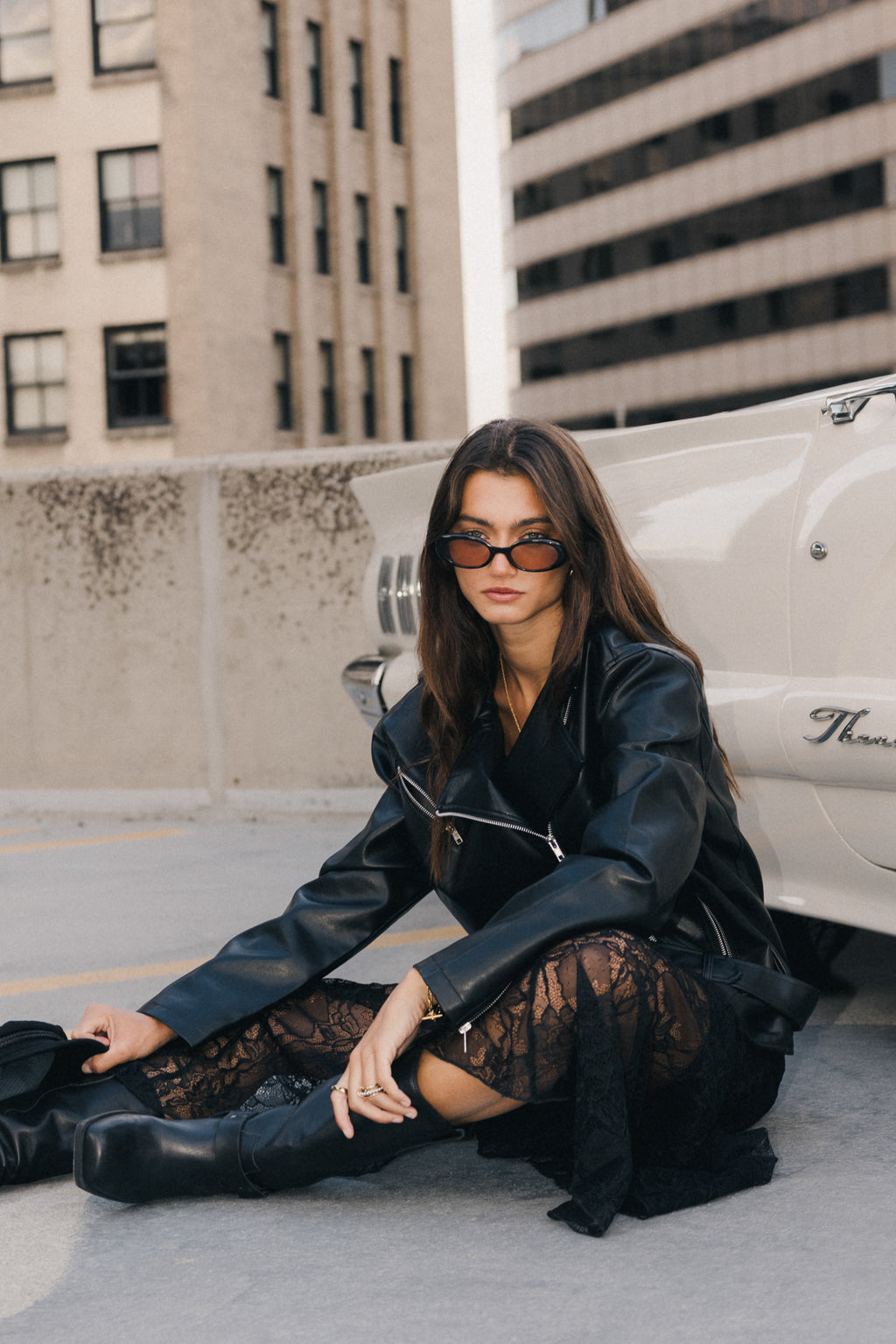 Tatum Lace Maxi Skirt in Black - FINAL SALE