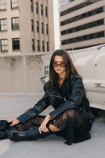 Tatum Lace Maxi Skirt in Black - FINAL SALE