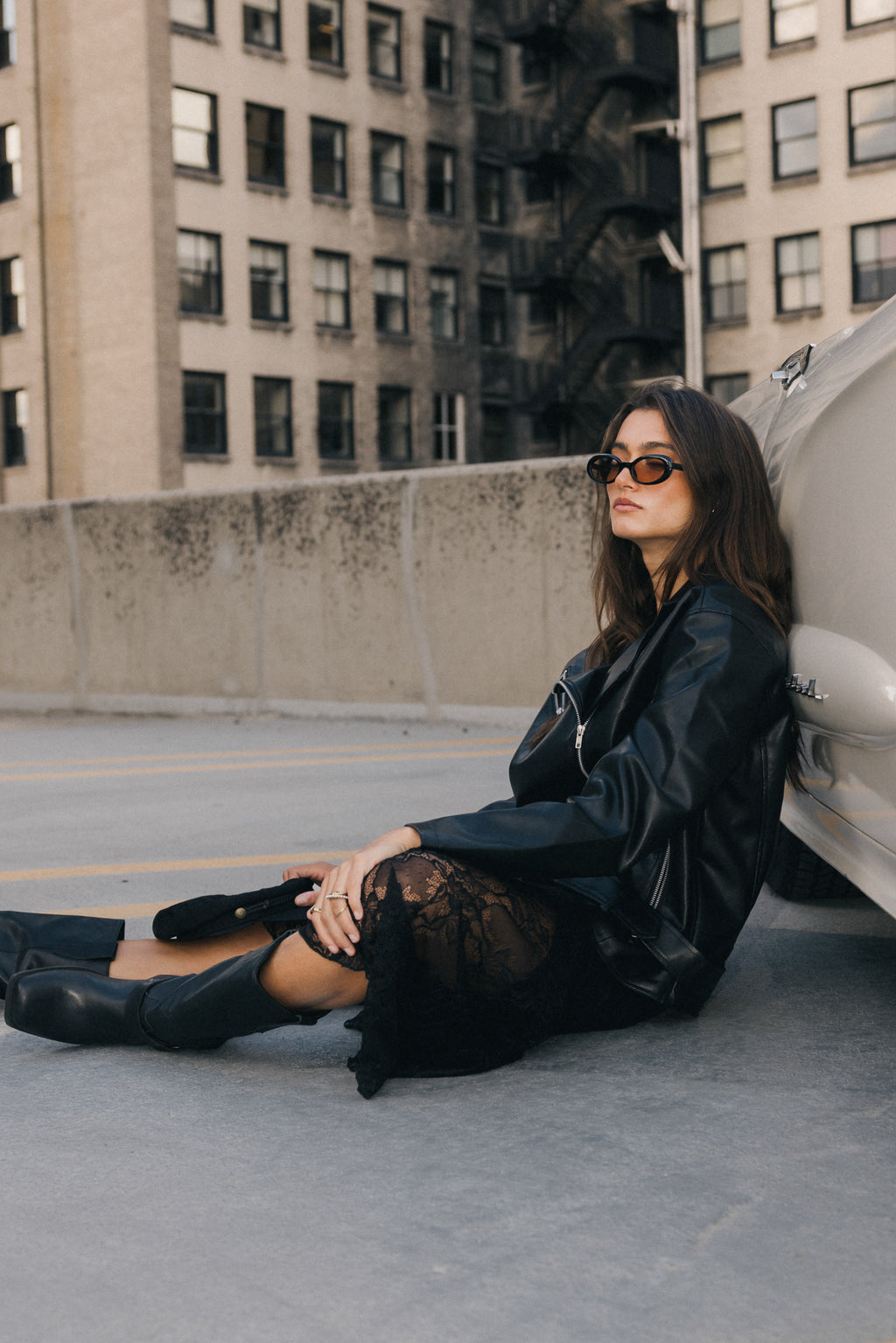 Tatum Lace Maxi Skirt in Black - FINAL SALE