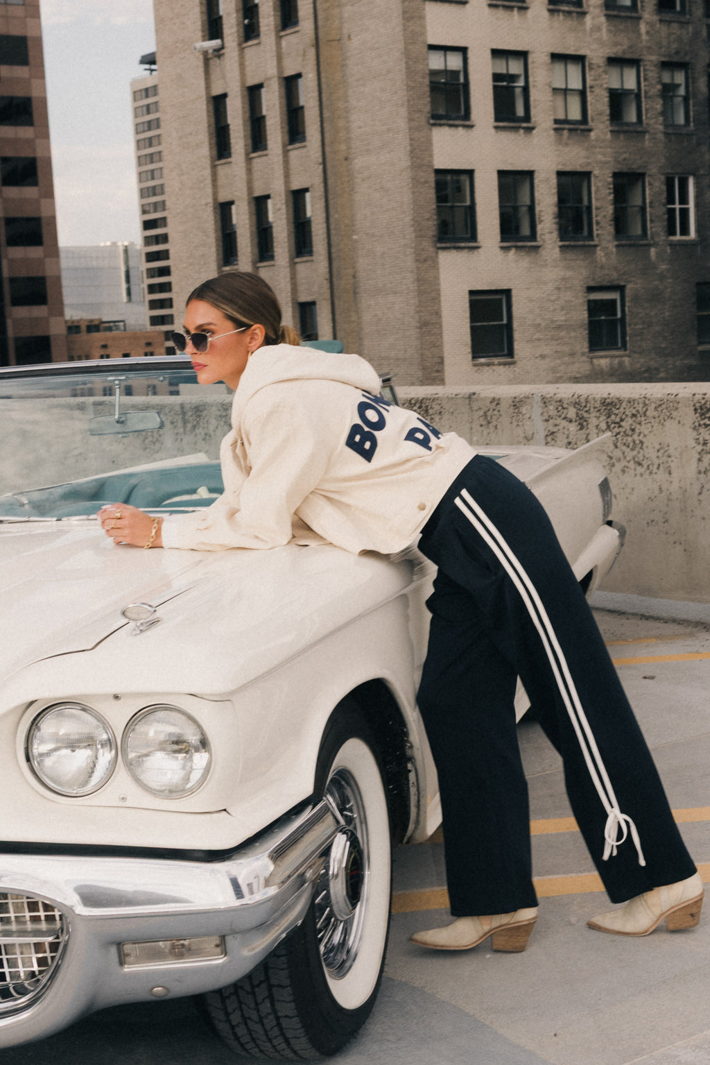 Astrid Track Pants in Navy