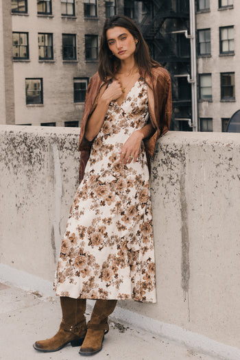 SHORT SLEEVE MAXI DRESS
