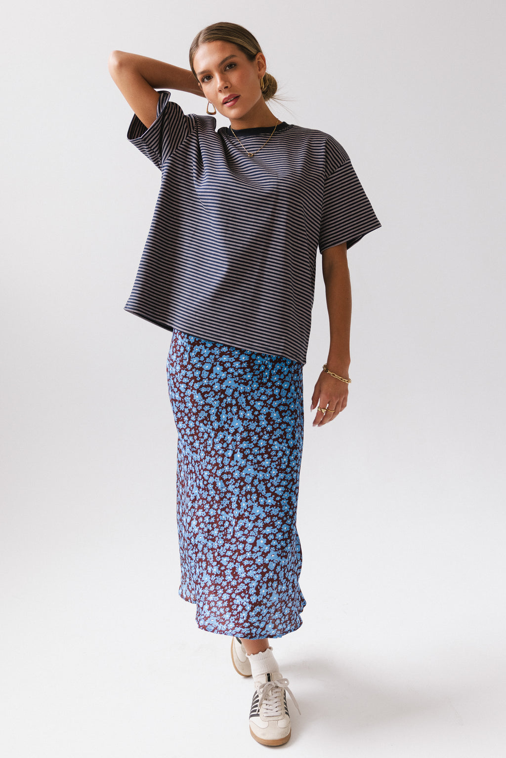 Salem Knit Top in Navy - FINAL SALE