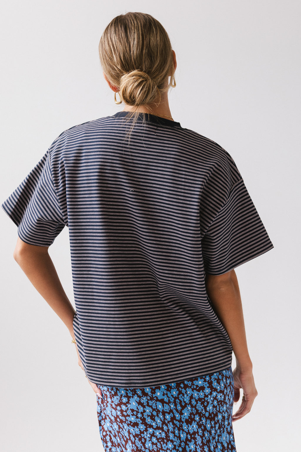 Salem Knit Top in Navy - FINAL SALE