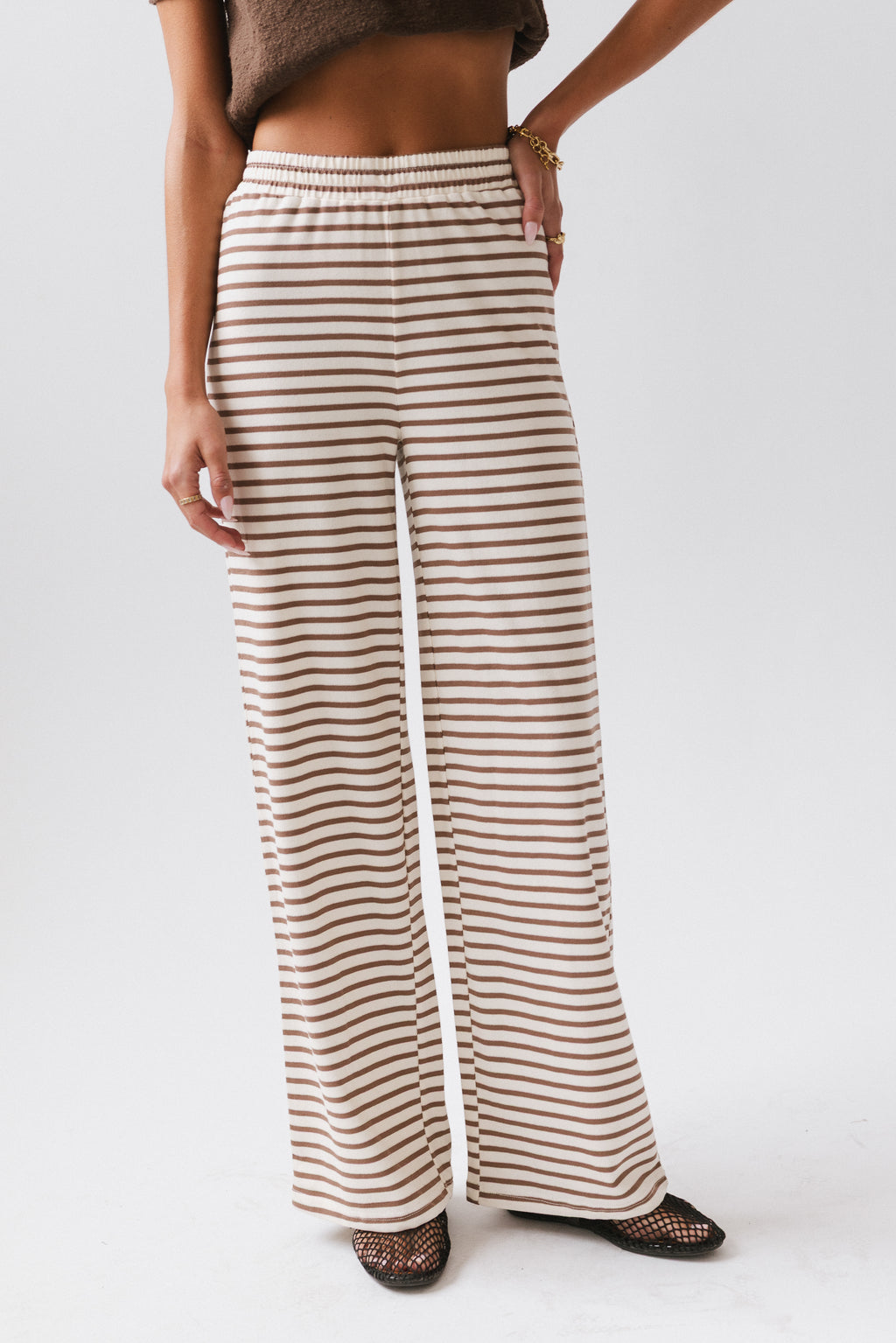 Colby Striped Wide Leg Pants - FINAL SALE