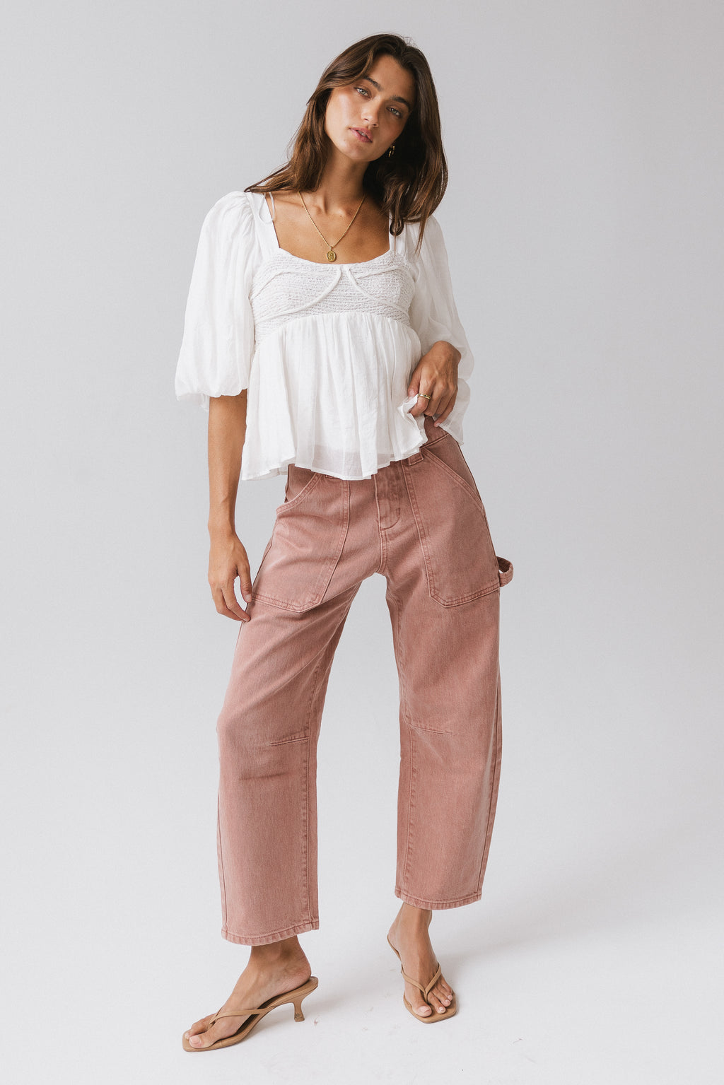 Two Exposed Hand Pockets